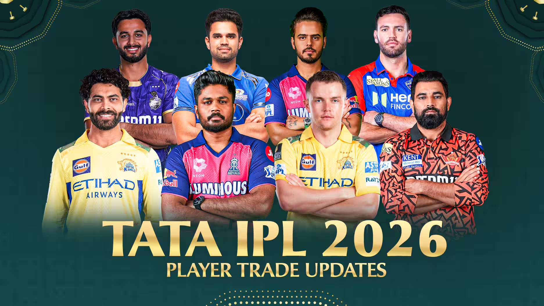 IPL 2026 all teams and captains - Bet on AllExchBet